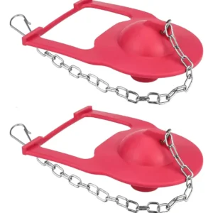 Repuesto para Inodoro: 2 Flappers Rojos Marca Fluidmaster® - Modelo 400A - Sellado Hermético, Durabilidad Extendida y Fácil Instalación - ¡Ahorra Agua