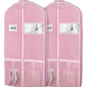 Bolsas de Ropa para Viajes de 43 Pulgadas, Marca TravelWise: Protección Premium en Color Rosa, Diseño Elegante y Duradero, Ideal para Trajes y Vestido