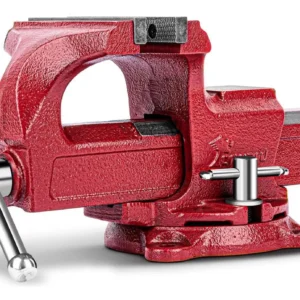 Tornillo de Banco de Hierro Dúctil 8 Pulgadas con Base Giratoria - Marca Pretul - Modelo 22137 - Máxima Sujeción y Durabilidad para Trabajos Pesados