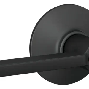 Manija de Privacidad para Puerta F40 V Lat 622 | Acabado Negro Mate Elegante | Diseño Moderno y Seguro | Fácil Instalación | Marca Schlage