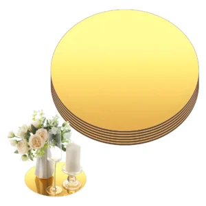Espejos Redondos Acrílicos Decorativos para Fiestas [Marca Genérica] - Modelo REFLECTA: Sets de 12 Piezas, Diseño Moderno y Seguro, Ideal para Eventos