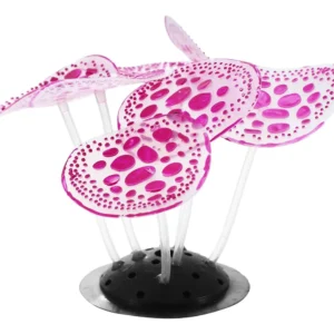 Decora tu Acuario con Elegancia: Coral Artificial Fluorescente AquaGlow Morado - Modelo AC-CFM - Iluminación Vibrante, Diseño Realista y Fácil Manteni