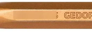 Perforadora Octagonal Profesional Gedore 120x1mm, D.10mm, Acero de Alta Resistencia, Diseño Ergonómico Rojo para Trabajos Precisos y Duraderos
