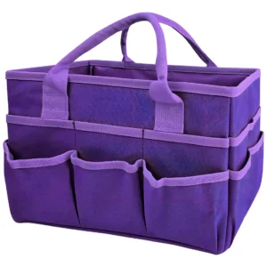 Organizador de Bolsas para Manualidades y Arte CRAFTMATE Morado: Almacenamiento Elegante y Ordenado para Materiales Creativos - Modelo CM-ORG01