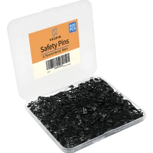 Pines de Seguridad Pequeños [Marca Genérica] - Juego Completo con Chapado en Níquel para Manualidades y Proyectos de Bricolaje | Fijación Segura y Dur