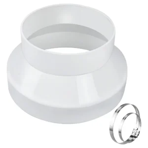Adaptador Reductor PVC para Conductos de Ventilación HVAC [Marca Genérica] - Modelo [Modelo Específico] - Optimiza el Flujo de Aire, Reduce Ruido y As