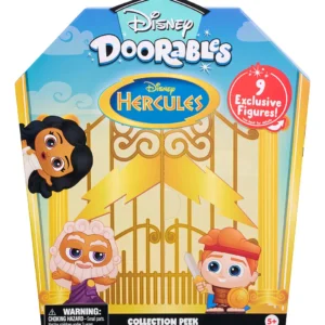 ¡Revive la Aventura! Pack de Colección Doorables Disney Hércules Exclusivo: Mini Figuras Detalladas, Ideal para Coleccionistas, Decoración y Regalo Pe