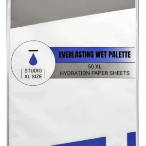 Papel de Hidratación para Paleta Húmeda Speedball® Azul: 50 Hojas de Calidad Profesional para Técnicas de Acuarela, Gouache y Tempera. Mantén tus Colo