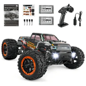 ¡Domina el terreno con el Coche RC 16889 4x4 Todoterreno de 2.4GHz! Alcanza hasta 36 Km/h, suspensión independiente y batería de larga duración. ¡Dive