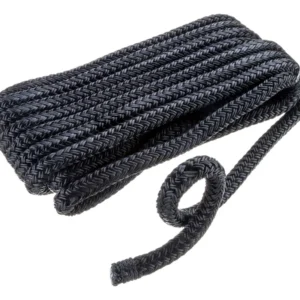 Cabo de Amarre Trenzado Doble Negro 10mm x 5m: Resistencia Superior, Alta Durabilidad | Marca Genérica - Ideal para Uso Marino, Náutico y Multiusos