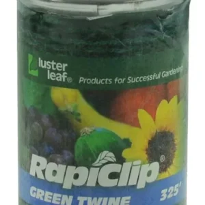 Luster Leaf Rapiclip: Dispensador de Cordel Verde para Jardinería - 99 Metros - Fácil Corte y Uso - Ideal para Atar Plantas, Flores y Más - Rapidez y