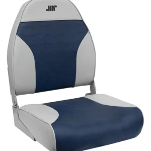 Asiento de Lujo Highback Wise 588PLS: Comodidad y Durabilidad para tu Embarcación. Respaldo Alto, Vinilo Marino Resistente al Agua y Acolchado Ergonóm
