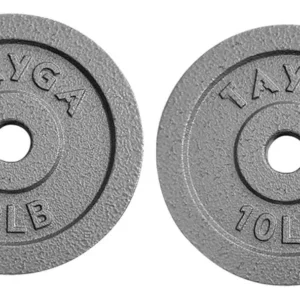 Par de Discos Estándar Cromados [Marca: GENERICO] - 30 mm Diámetro - Entrenamiento de Fuerza Profesional - Ideal para Barras Olímpicas y Fitness en Ca