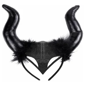 Diadema con Cuernos de Demonio: Colección 'Noche de Brujas' - [Marca Genérica] - Perfecta para Halloween y Cosplay, Diseño Ergonómico y Duradero, Deta