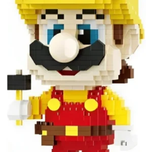 ¡Revive la Aventura! Figuras Armables 3D Mario y Luigi, 15 cm de Mr. Gadgets: Set Completo para Coleccionistas y Fans. Construye tus Personajes Favori