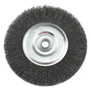 Rueda de Alambre para Banco de Acero al Carbono 5 Pulgadas [Marca del Producto] - Modelo [Número de Modelo] - Limpieza y Desbaste Eficaces, Durabilida