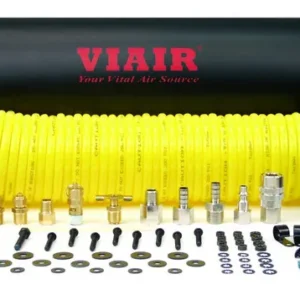 Sistema de Aire a Bordo VIAIR 20001: Compresor de Alto Rendimiento para Trabajo Pesado - 200 PSI, Kit Completo para Inflado y Más