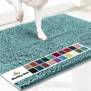 Alfombra Absorbente Antideslizante para Mascotas Green Pet 🐶💧 - Modelo Aqua Verde - Máxima Absorción y Seguridad para tu Hogar - Fácil Limpieza y Di