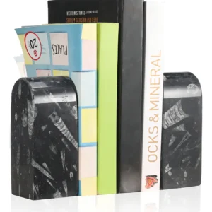 Sujetalibros Marroquíes de Mármol Natural 'Atlas' de Decoración Exclusiva | Elegancia y Durabilidad para Estantes | Diseño Artesanal