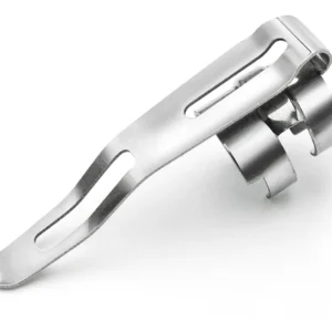 Clip de Bolsillo Profundo para Cuchillo Opinel No. 08 Slim: Acero Inoxidable, Fácil Instalación, Transporte Discreto y Seguro, Accesorio de Calidad