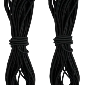 Cordón Elástico Negro TexStyle®: 10 Metros de Resistencia Superior para Costura Creativa DIY, Manualidades y Proyectos de Hogar - Versátil y Duradero