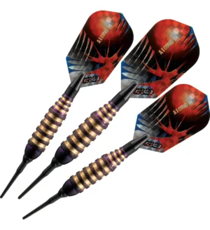 Dardos de Punta Suave Viper Atomic Bee: 16 Gramos de Precisión en Acero Tungsteno para Juegos de Dardos Competitivos y Recreativos - Diseño Ergonómico