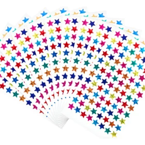 ¡Decora y Brilla! Cuentas Autoadhesivas Brillantes Estrella de Fantasía 960 Piezas – Ideal para Manualidades, Proyectos Escolares y Decoración Festiva