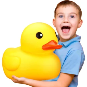 ¡Diversión a lo grande! Patos de Goma Gigantes de 33 cm para fiestas y baño. Marca [Marca Inventada] modelo [Modelo Inventado]: ¡El juguete ideal para