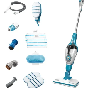 Fregona de Vapor Multifuncional [MARCA GENÉRICA] 7 en 1: Limpieza a Vapor Potente para Pisos y Superficies, Incluye Vaporizador de Mano, Mata el 99.9%