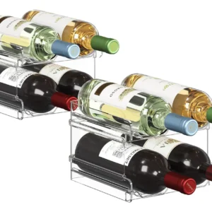 Botellero Apilable de Plástico Durable y Organizado | [Marca Genérica] Modelo [Modelo específico] - Maximiza Espacio en Refrigerador y Alacena, Fácil