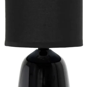 Lámpara de Mesa de Cerámica Clásica [Marca: Elegancia Iluminada] Modelo: 'Alma Serena' - Diseño Tradicional, Base de Cerámica, Pantalla de Tela, Ideal