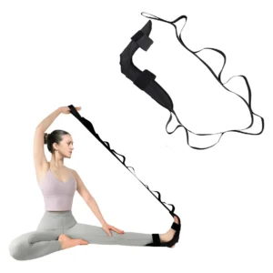 Correa de Estiramiento para Yoga y Pilates [Marca Genérica] - Modelo Elástico Ajustable: Mejora Flexibilidad, Reduce Lesiones y Facilita Posturas - ¡I