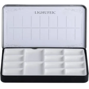 Paleta de Acuarela Portátil de Cerámica para Viaje Winsor & Newton Cotman: 14 Pozos, Diseño Compacto y Perfecto para Artistas en Movimiento - ¡Pinta D