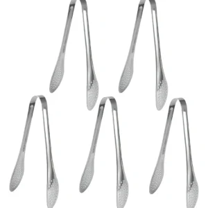 Pinzas para Alimentos Tramontina Pro: Acero Inoxidable 17cm con Diseño Ergonómico y Resistente - Perfectas para Parrilladas, Cocina y Buffet