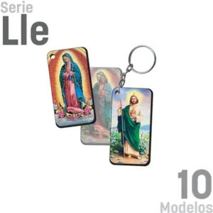 Llaveros Promocionales Offset LEN LLe: Efectos Especiales Cromados, 25 Piezas - ¡Dale un Giro a tu Marca con Animación y Flip! Ideales para Ferretería