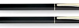 Set de Escritura Clásico Cross Classic Century 2501-05 Negro: Bolígrafo y Portaminas de Lujo para Escritura Fina y Elegante. Diseño Atemporal y Calida