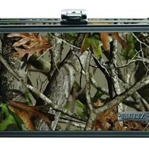 Caja Fuerte Portátil Vaultz VZ00318 con Diseño Camuflaje: Seguridad y Organización para Objetos de Valor - Candado con Llave y Esquinas Reforzadas