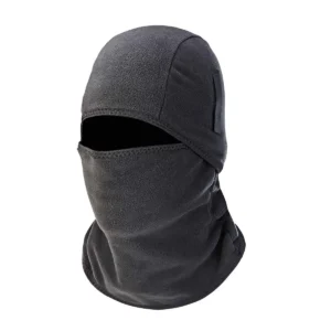 Pasamontañas Ergodyne N-Ferno 6826 de Lana Polar Negro - Protección Térmica Profesional para Trabajos Rudos y Climas Fríos - 2 Piezas con Ajuste Segur
