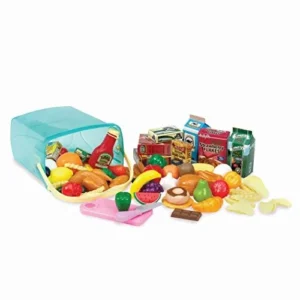 ¡A cocinar se ha dicho! Play Circle Pantry in a Bucket: Juego de Comida de Juguete con 79 Piezas - Fomenta la Imaginación y el Aprendizaje - Incluye A
