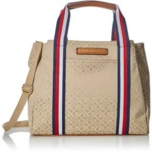 Bolsa de Tela y Playa Tommy Hilfiger 6943141 Unisex en Verde Oscuro: Estilo y Funcionalidad para Tus Aventuras. Diseño Espacioso y Duradero, Ideal par