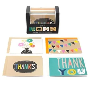 Tarjetas de Hanukkah Hallmark | Caja de Tarjetas Festivas UNICEF | Diseño Elegante y Solidario | Set de Felicitación para Celebrar con Estilo | Tarjet