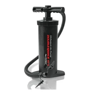 Bomba de Mano Intex Double Quick III S: Inflado Rápido y Eficiente para Albercas, Botes y Más - Diseño Compacto de 36.8 cm para Facilidad de Uso y Tra