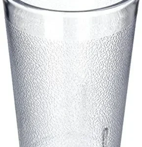 Vaso Apilable Transparente Carlisle 5501-8154: Durabilidad y Organización para Cocinas y Bares. Resistente al Uso Rudo, Fácil de Limpiar y Perfecto pa