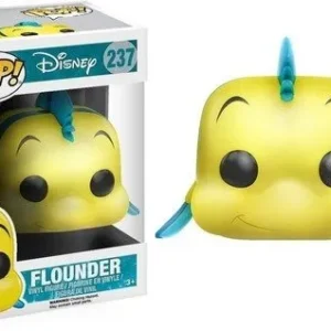 ¡Sumérgete en la Aventura! Figura Coleccionable Funko Pop! Disney: Flounder - Detalles Únicos y Diseño Encantador para Fans de La Sirenita - ¡Edición