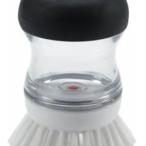 Cepillo para Lavar Trastes con Dispensador de Jabón ArX - Limpieza Eficaz y Duradera - Cerdas de Nylon Resistentes, Mango Ergonómico Antideslizante -