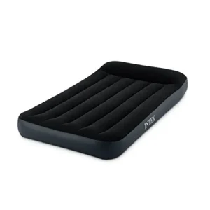 Colchón Inflable Intex Dura-Beam Series con Bomba Eléctrica Integrada y Almohada Incorporada - Confort Superior para Descanso en Casa y Viajes - Fácil