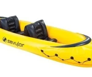 Bote Inflable Coleman Tahiti: Kayak Clásico para Dos Personas - Disfruta la Aventura en el Agua con Durabilidad y Facilidad de Uso - Incluye Remos y B