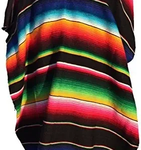Sarape Mexicano Auténtico para Adulto - Artesanía Hecha a Mano con Diseño Tradicional - ArX - Calidad Premium, Ideal para Festividades y Regalos Espec