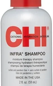 Infra Chi Champú Humectante para Cabello Seco y Dañado 59ml - Fórmula Profesional con Proteínas de Seda - Hidratación Profunda y Brillo Intenso - Enví