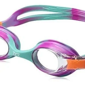 Gogles de Natación Infantiles TYR Kids Swimple: Diseño Ergonómico, Protección UV, Anti-Niebla, Ajuste Seguro - Ideales para Niños de Todas las Edades